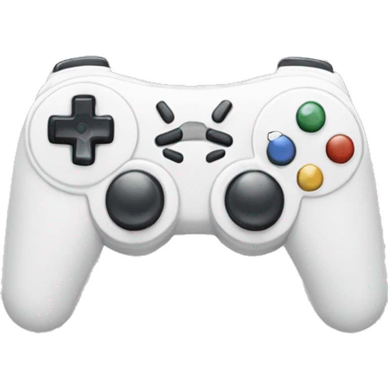 white game console controller emoji