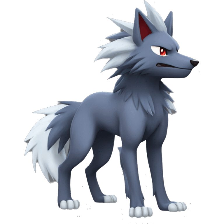 Zoroark-Mightyena full body emoji