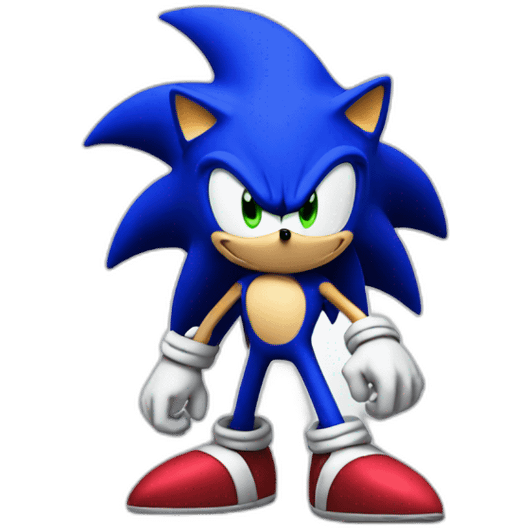 Shadow sonic emoji