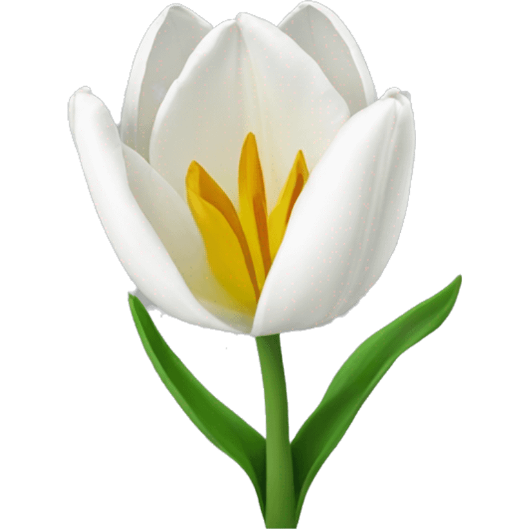 tulipes blanche  emoji