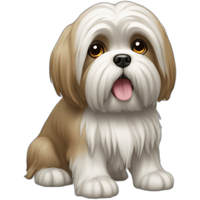 Lhasa apso dog emoji