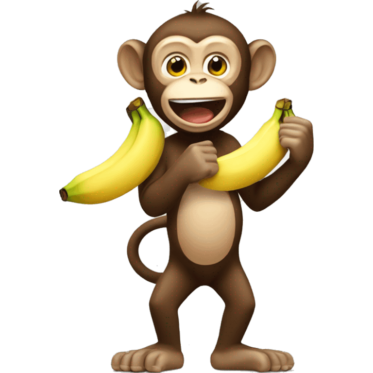 monkey eating banana  emoji