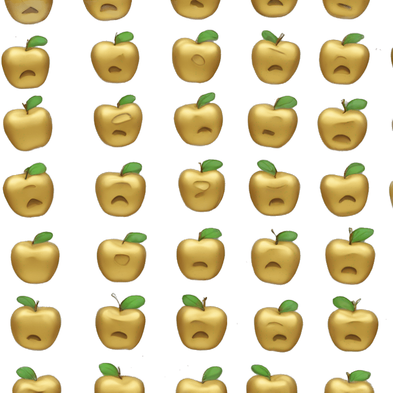 Gold Apple emoji