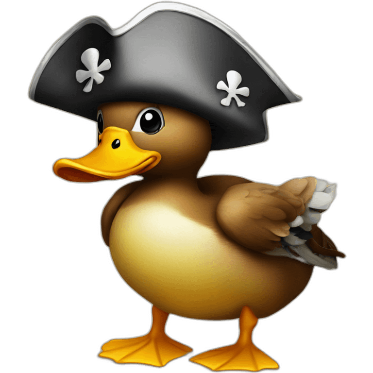 pirate duck emoji