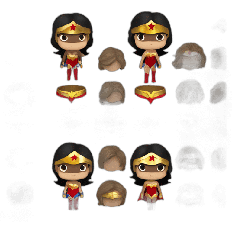 wonderwoman costume emoji