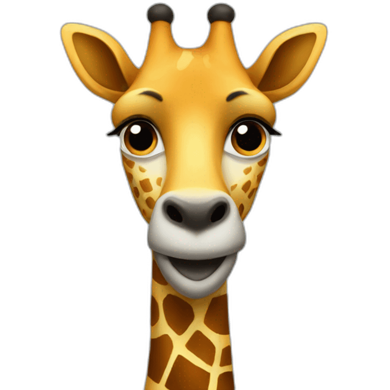 Police Giraffe emoji