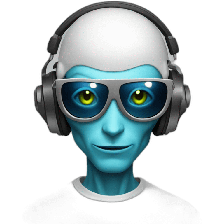 alien DJ emoji