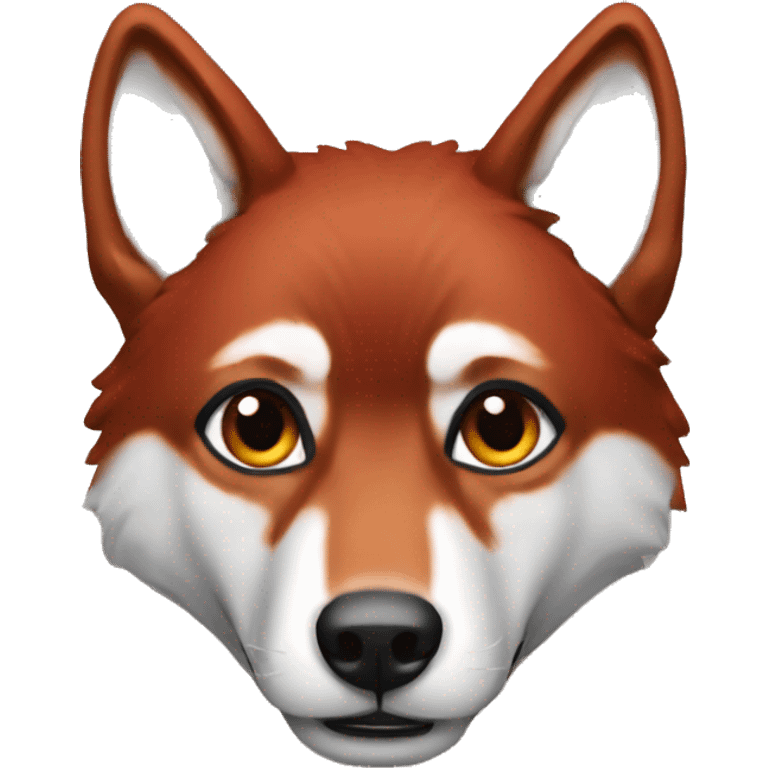 Red wolfe emoji