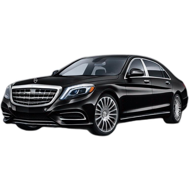 benz maybach s-class black emoji