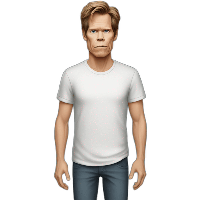 kevin-bacon cartoon wearing shirt emoji