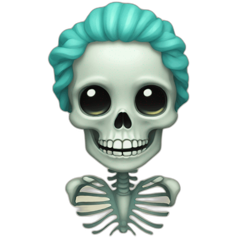 mermaid skeleton emoji