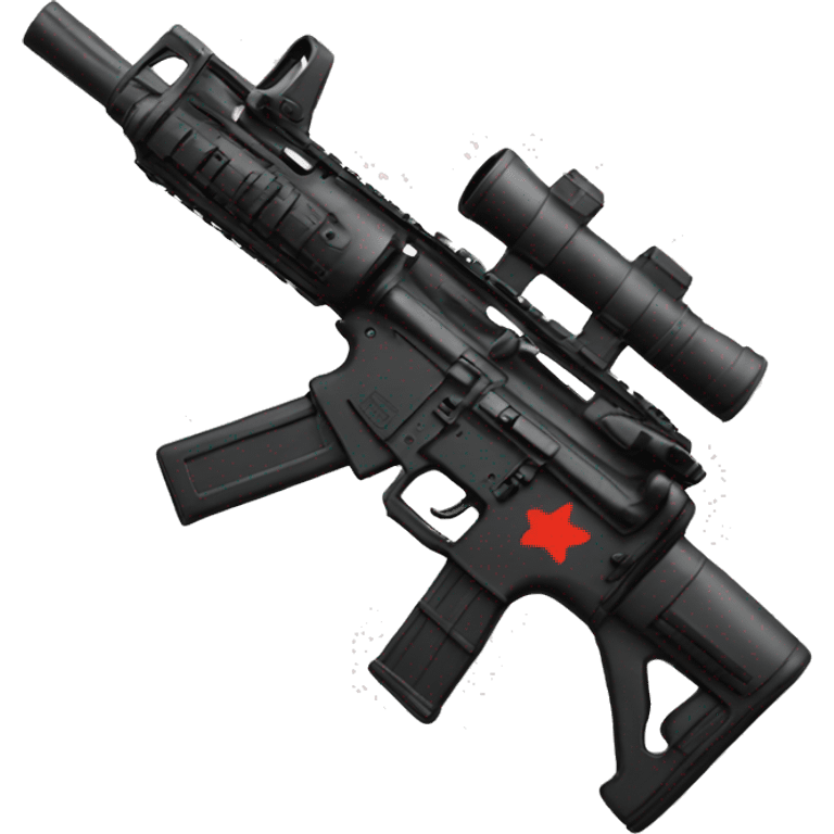 Red Ar 15 emoji