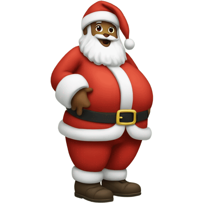 pregnant Santa emoji