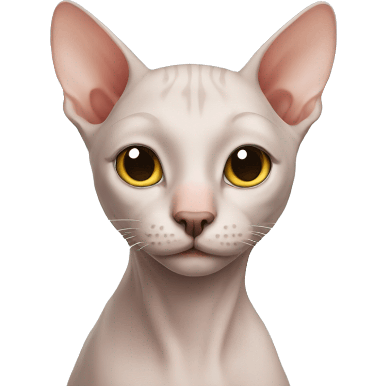 hairless cat emoji