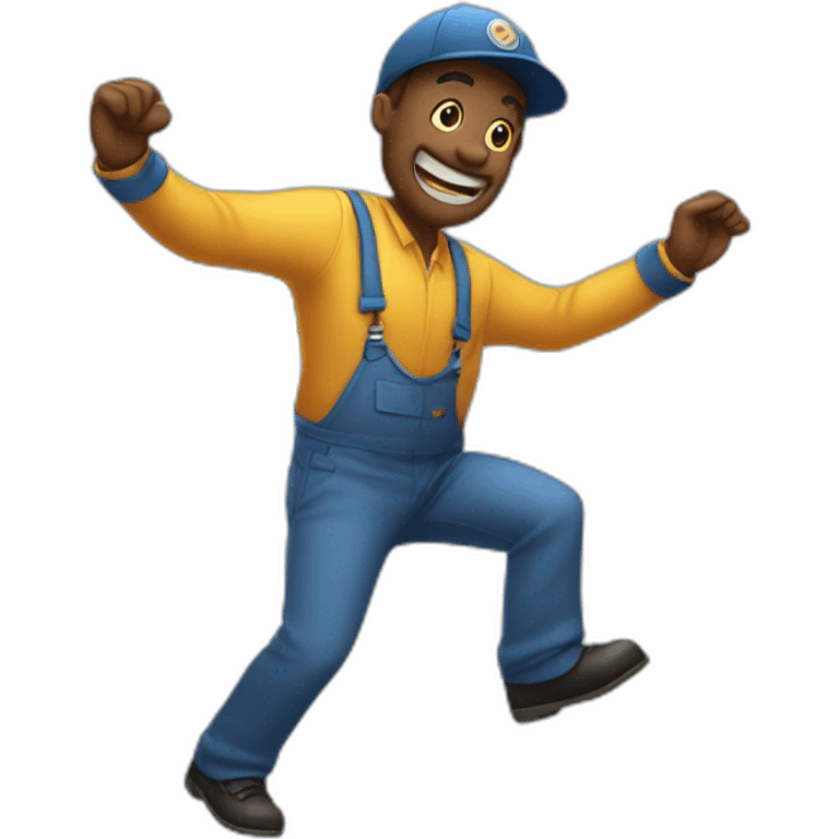 Creepy Mail Man dancing emoji