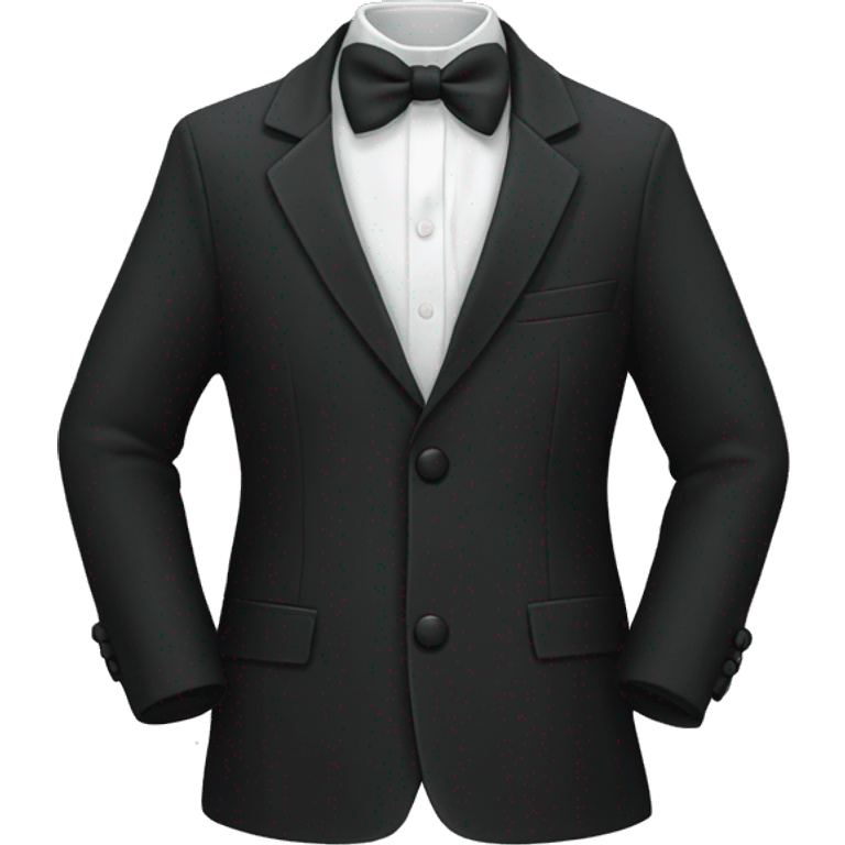 black jacket with bowtie emoji