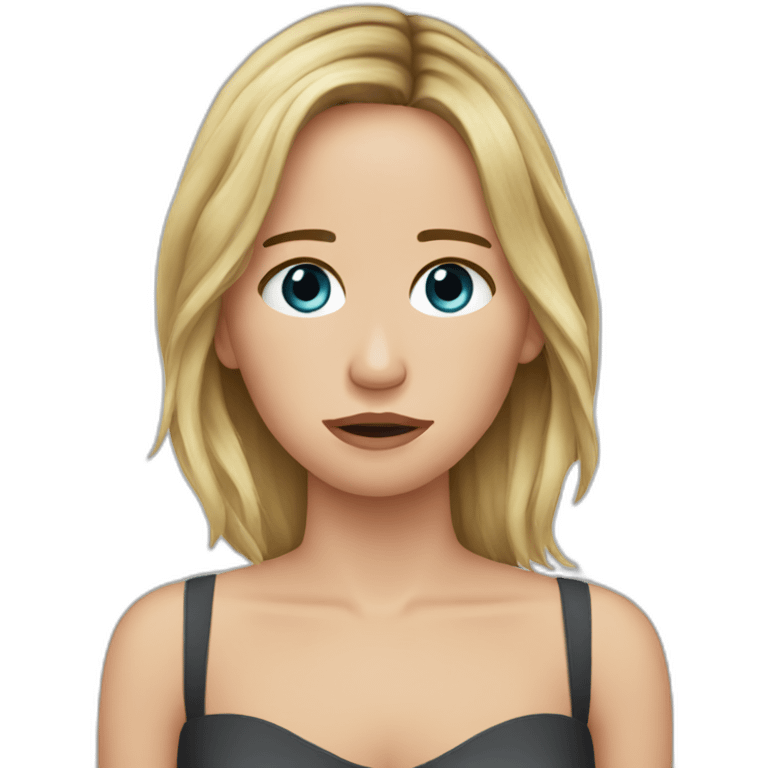 jennifer lawrence crying emoji