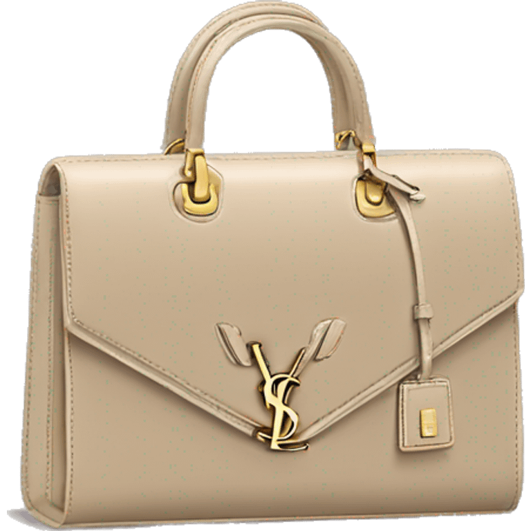 ysl luxury purse emoji