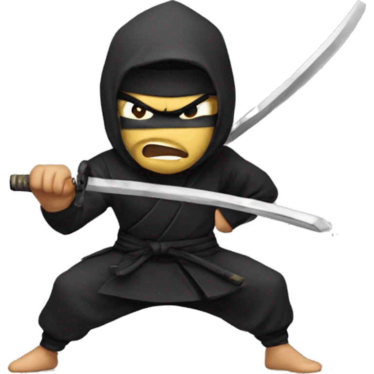 angry ninja emoji