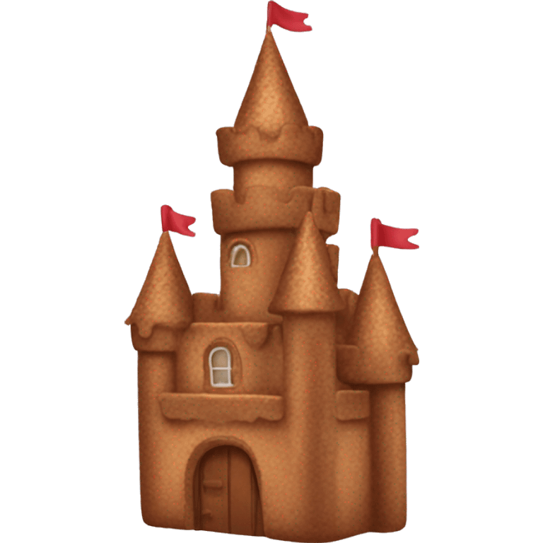 Gingerbread castle emoji