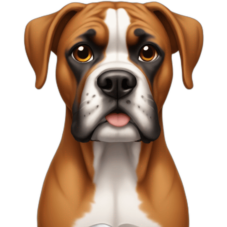 Chien boxer emoji