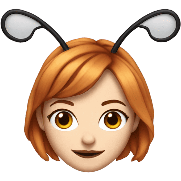 emma stone with antennae  emoji