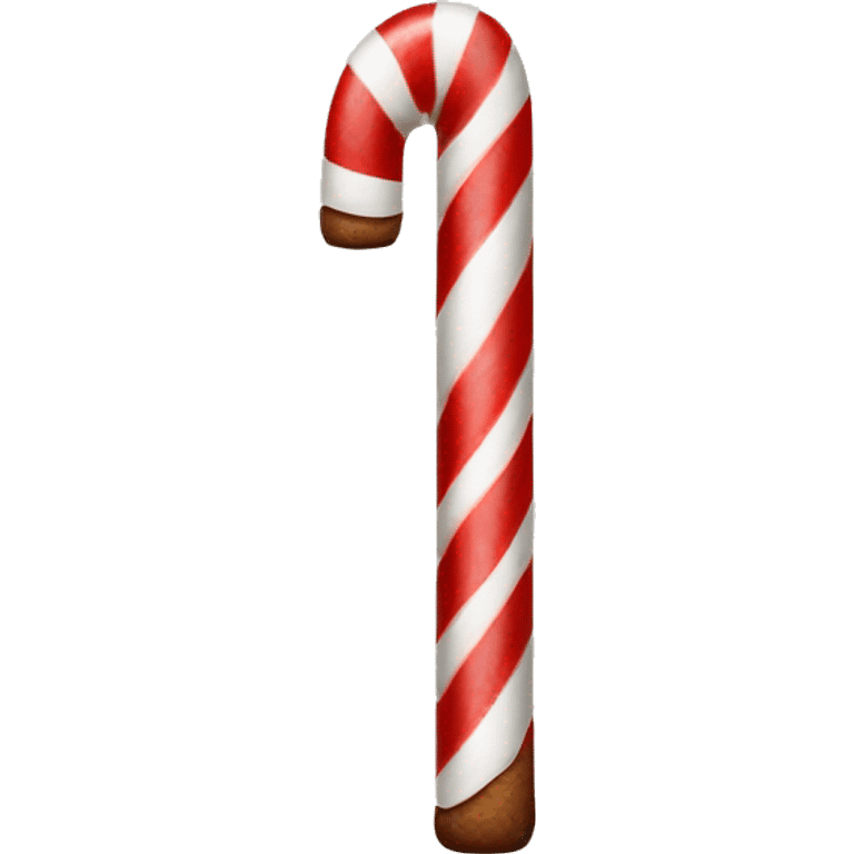 candy cane cigar that looks like a cigar emoji