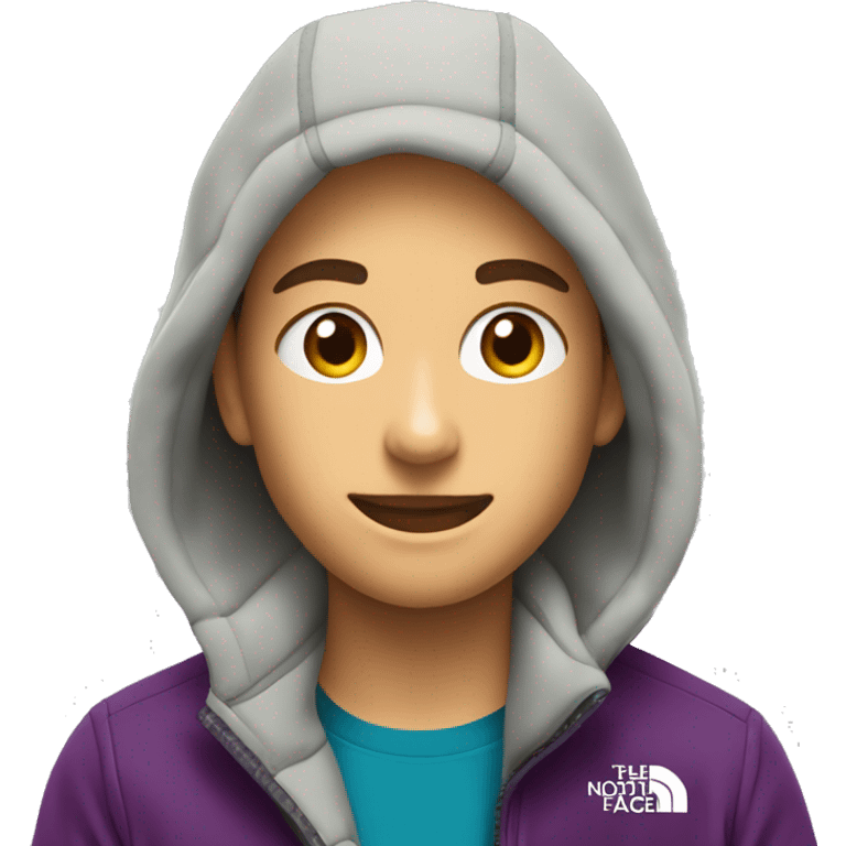 The north face fleece jacket emoji