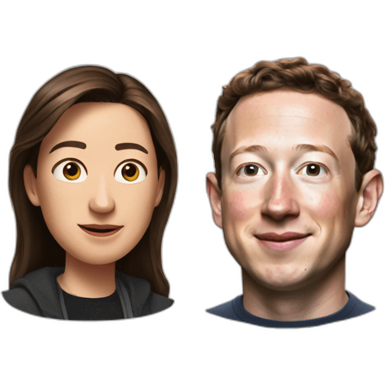 Zuckerberg and Elon emoji