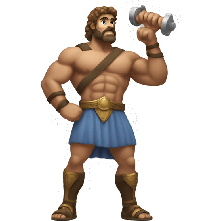 Hercules, showcasing a muscular, heroic figure emoji