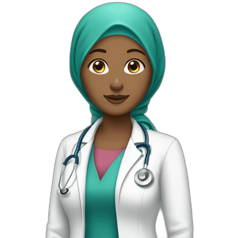 Hijab doctor emoji