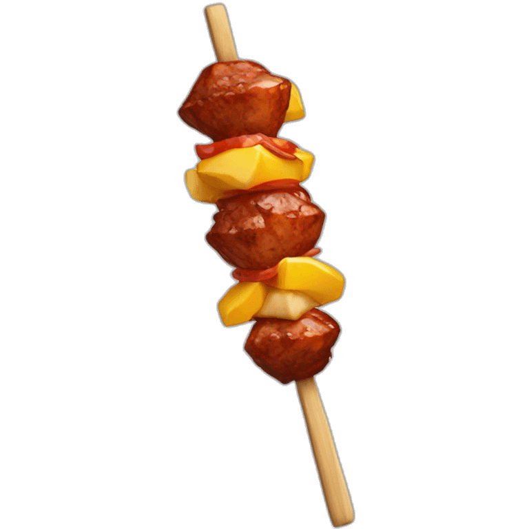 barbecue skewer emoji