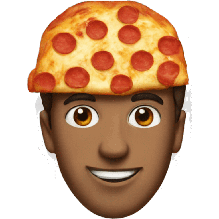 Guy made of pizza emoji