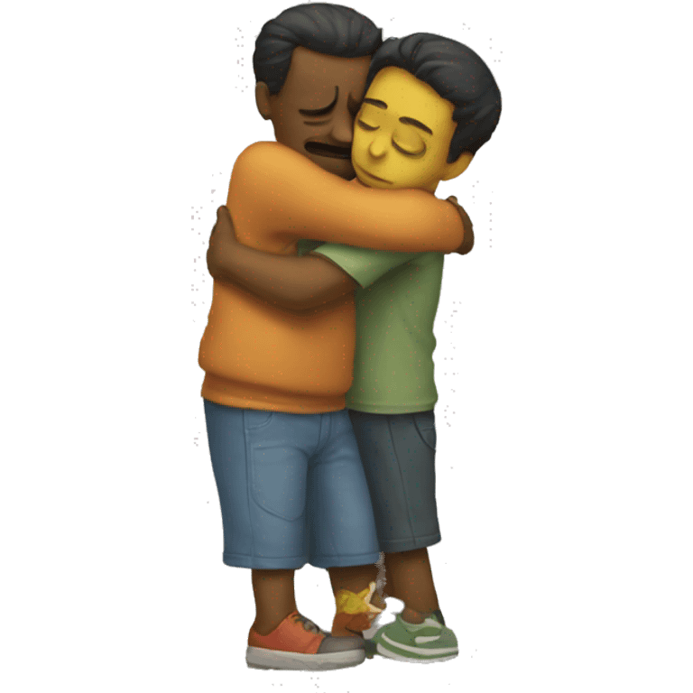 hug sad emoji