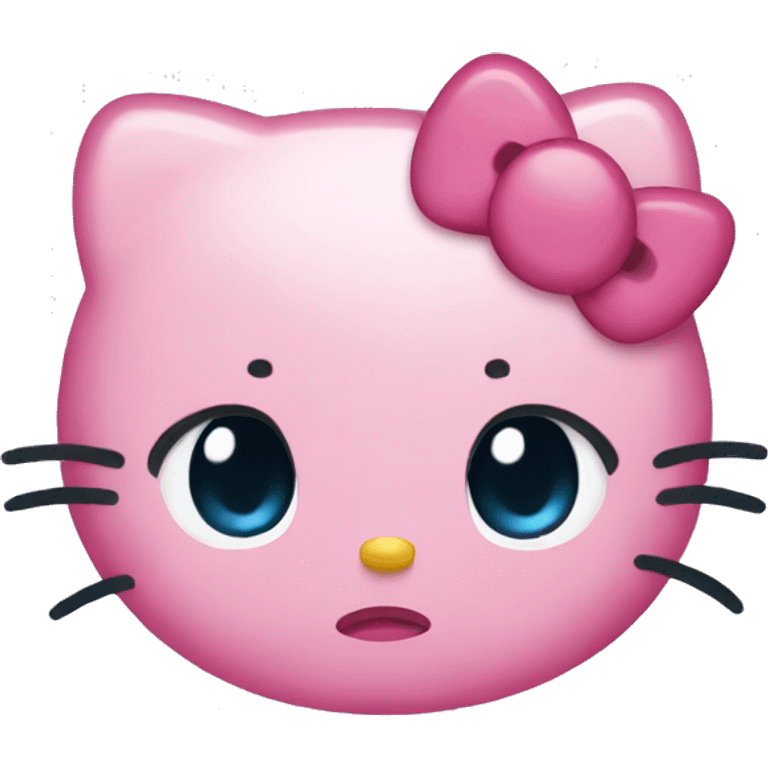 tired hello kitty emoji