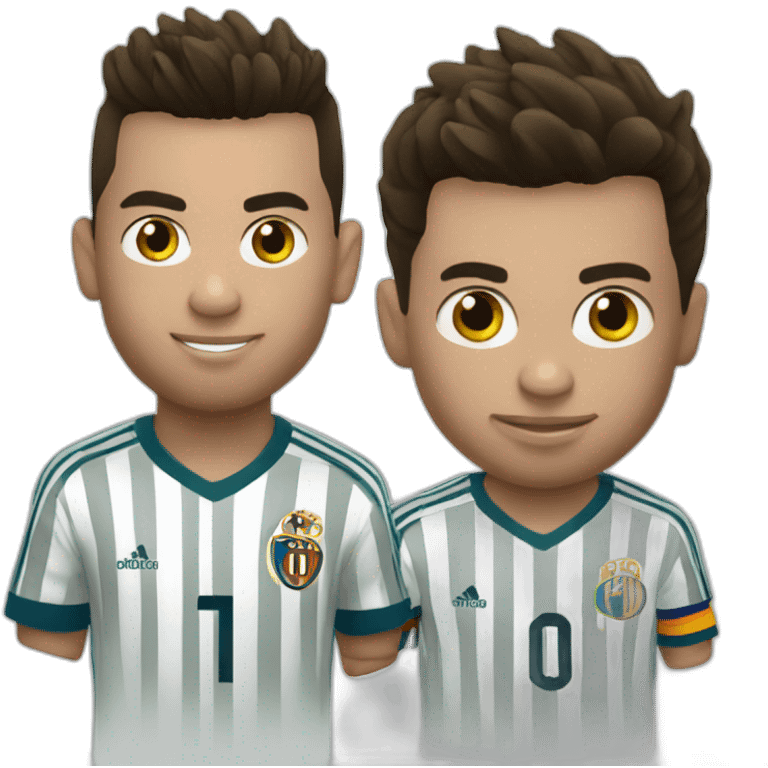 Ronaldo on messi emoji