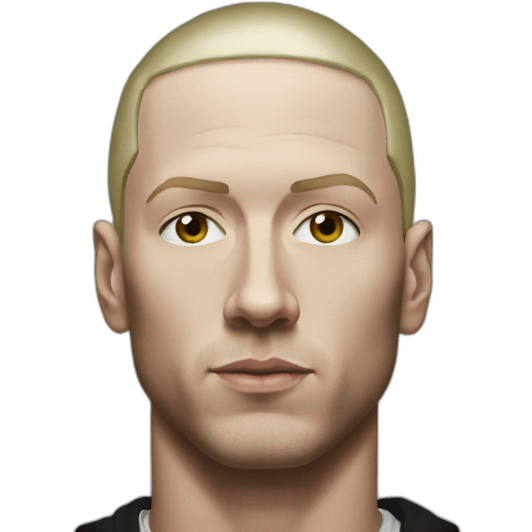 Eminem rapper portrait emoji