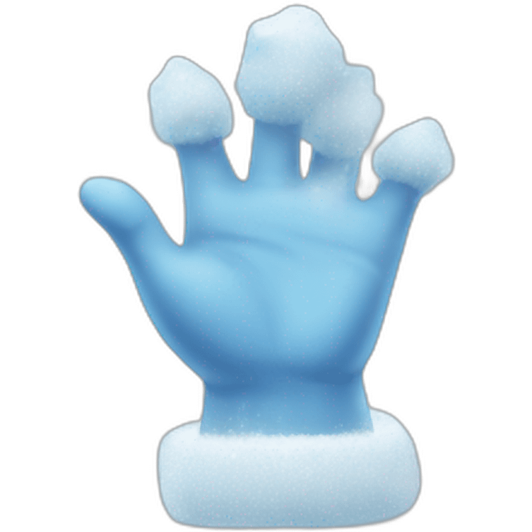 cool Father Frost hands Rock sign emoji