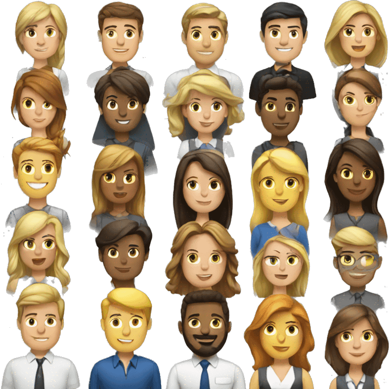 group of employees emoji