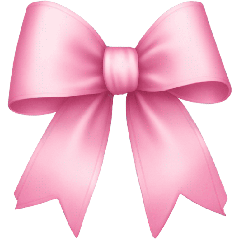 light pink ribbon bow emoji