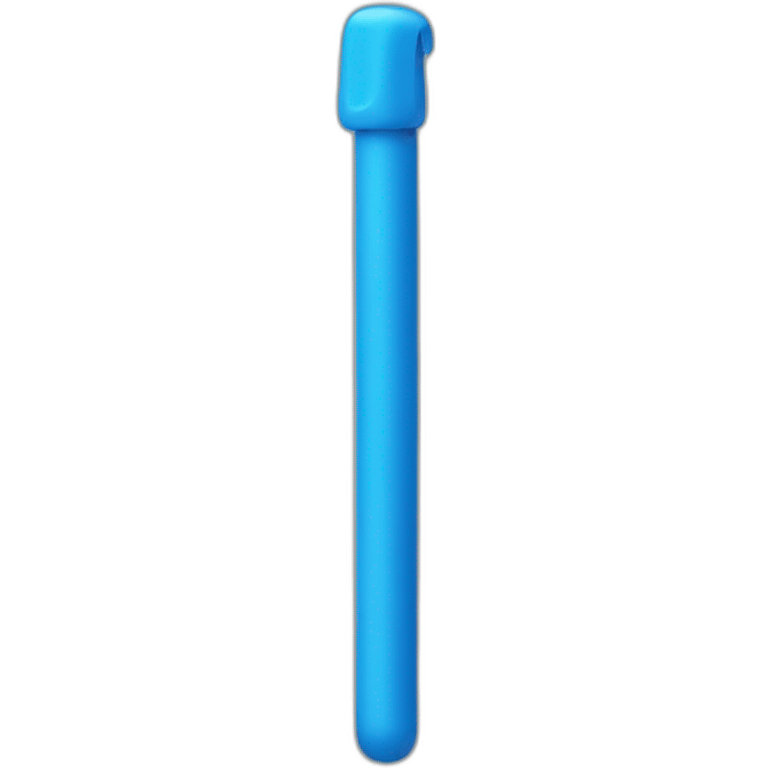 Blue stick emoji