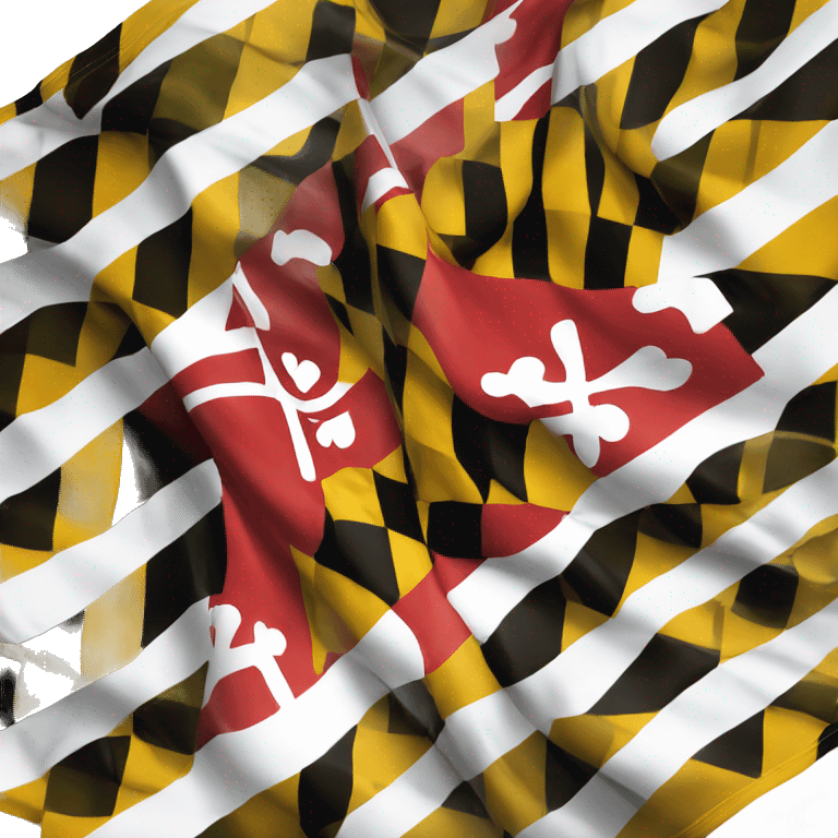 Maryland Flag emoji