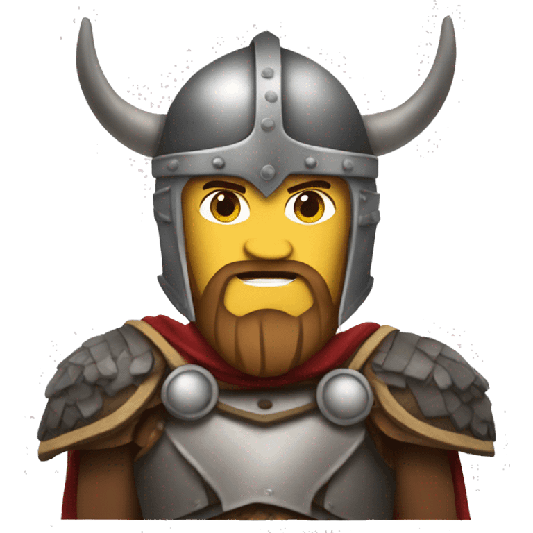 Viking wearing Ironman armor emoji