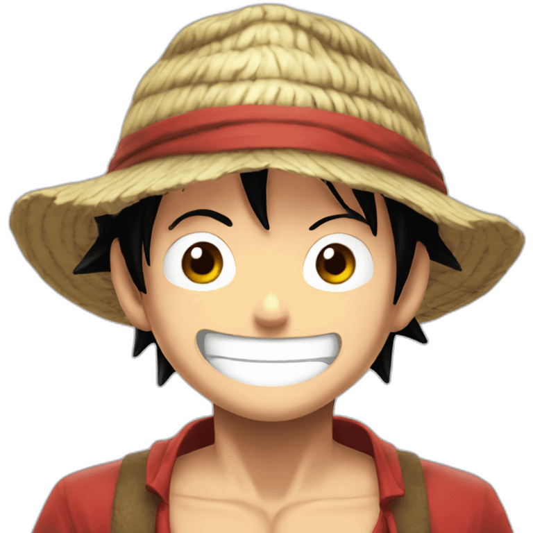 Luffy ten emoji