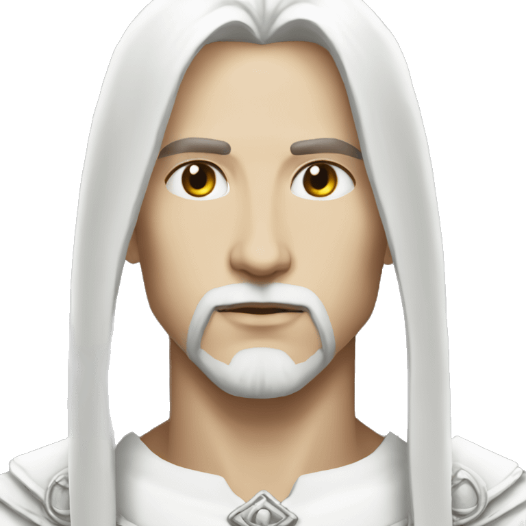 white cyber cnight holy man young emoji