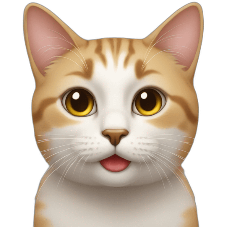 cat kiss me emoji