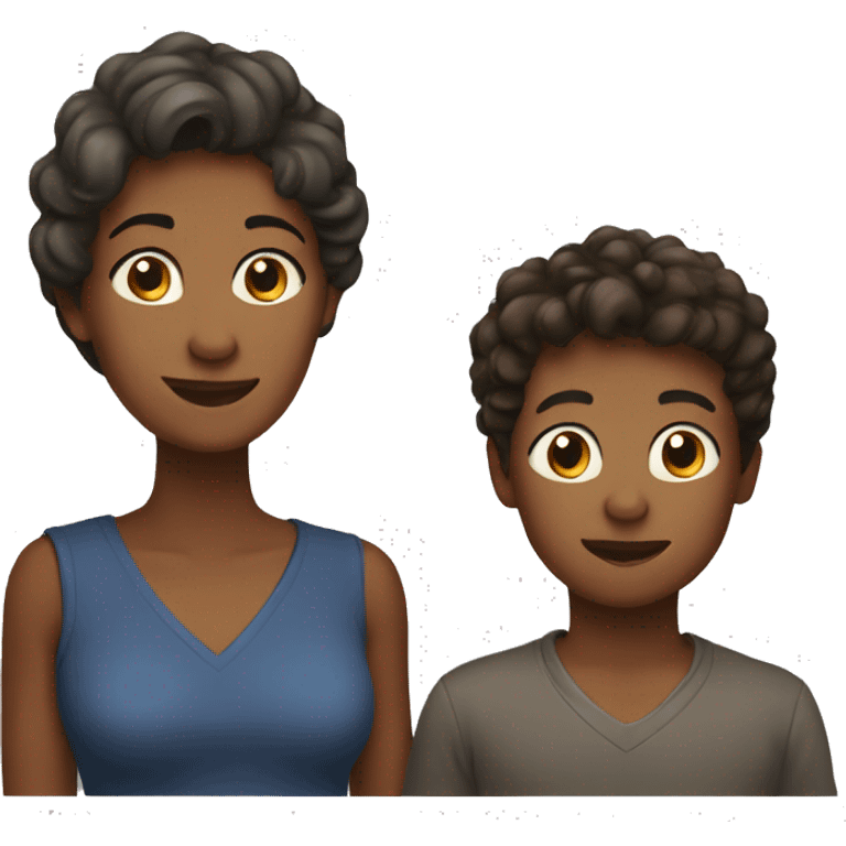 Mother and son  emoji