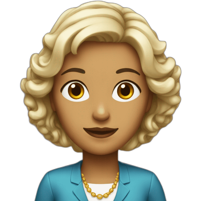 femme présidente emoji