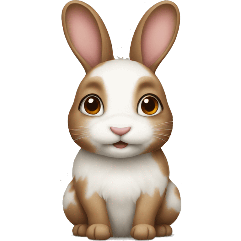 Bunny with brown spots emoji