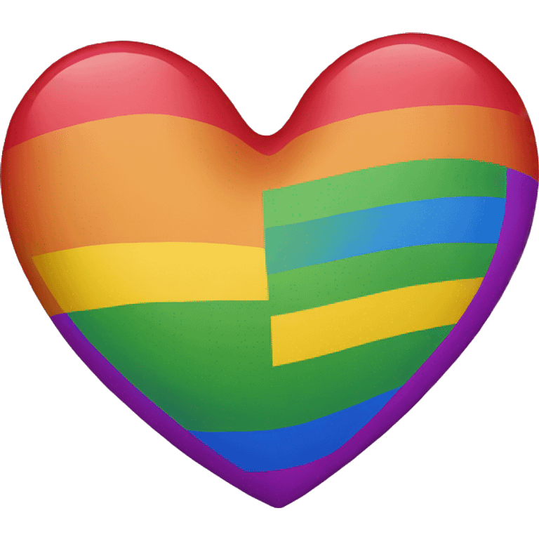 LGBTQ heart emoji